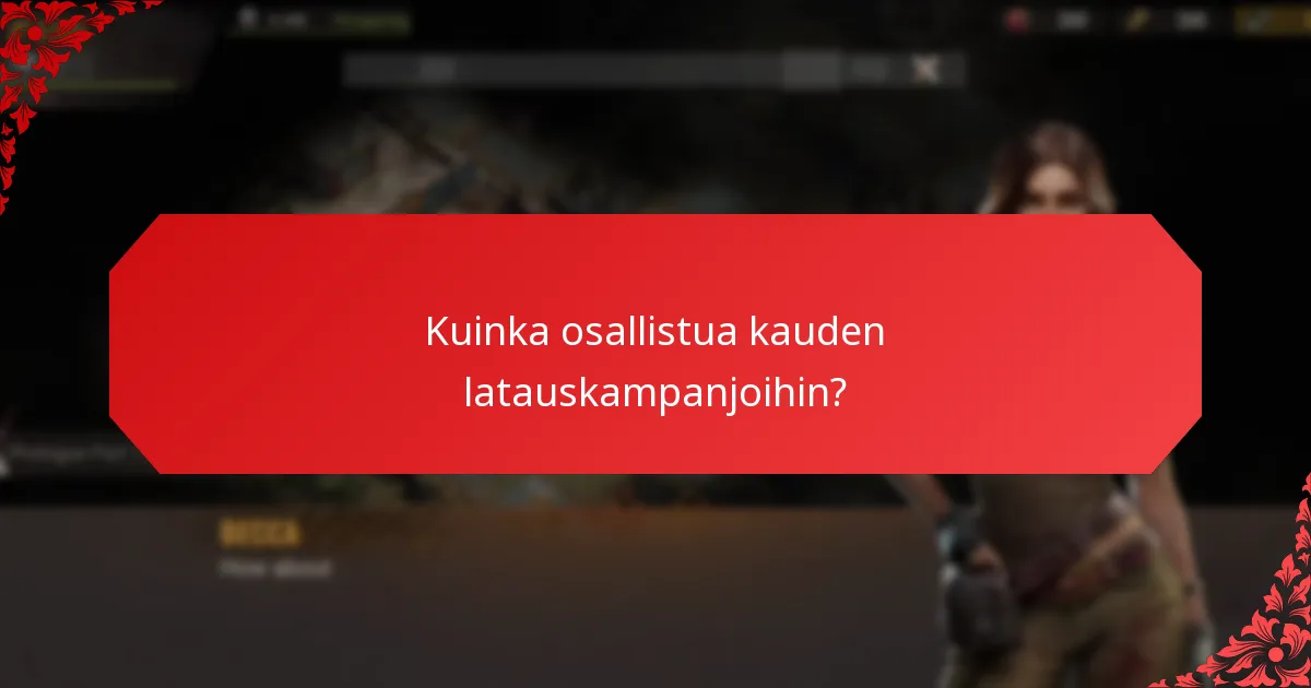 Millaisia pelaajapalkintoja voidaan odottaa kauden tapahtumista?