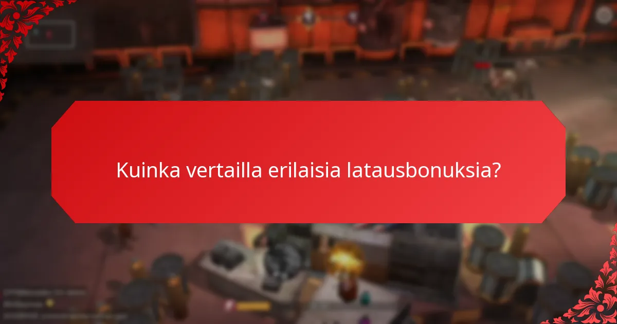 Mitkä latausbonukset ovat tällä hetkellä saatavilla?