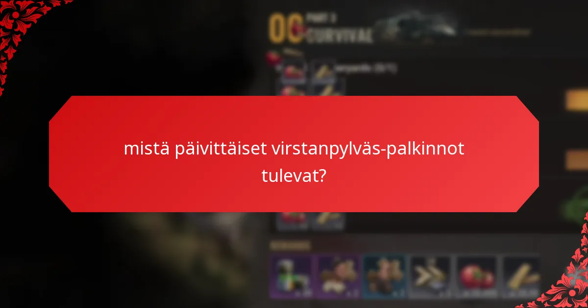 Kuinka päivittäiset virstanpylväs-palkinnot vertautuvat eri peleissä?