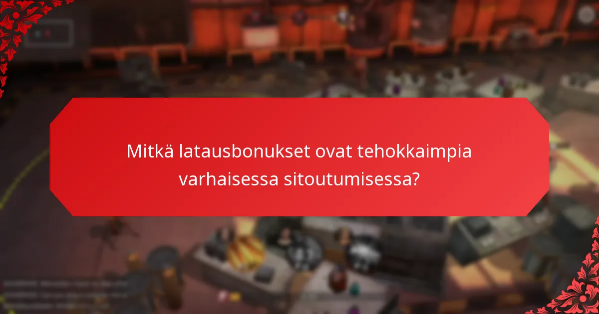 Mitkä kasvustrategiat hyödyntävät latausbonuksia?