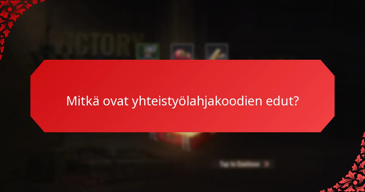 Kuinka eri yhteistyölahjakoodiohjelmat vertautuvat toisiinsa?